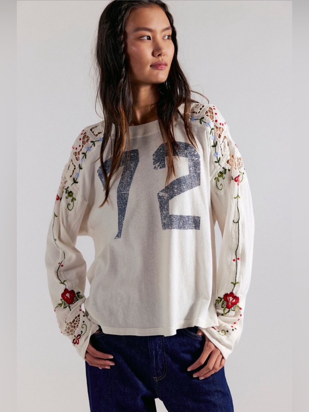 We The Free Free People Lilith Tee Tofu XS